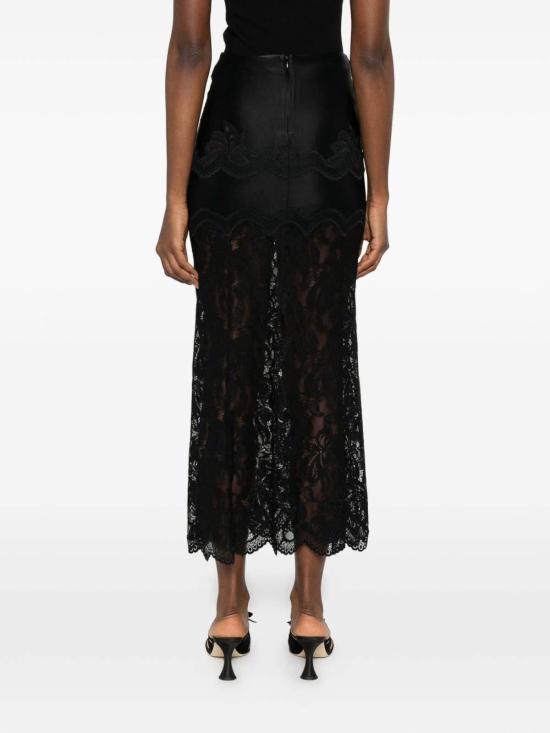 26SS 파코라반 미디 스커트 26PJJU021PA0170P001 Black - PACO RABANNE