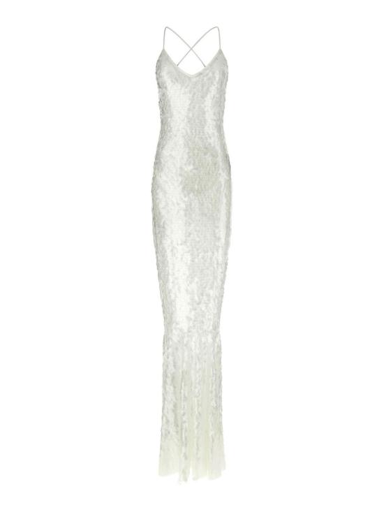 26SS 노마카말리 미디 스커트 ST4253TQS59965 White