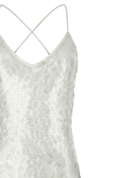 26SS 노마카말리 미디 스커트 ST4253TQS59965 White - NORMA KAMALI