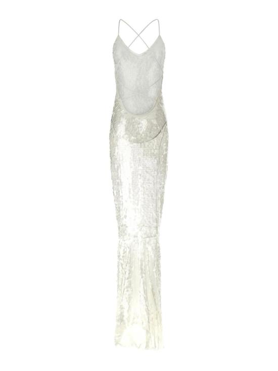 26SS 노마카말리 미디 스커트 ST4253TQS59965 White - NORMA KAMALI