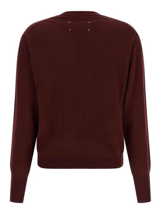 26SS 마르지엘라 울 가디건 S51HP0026M13225211 Dark Red - MAISON MARGIELA