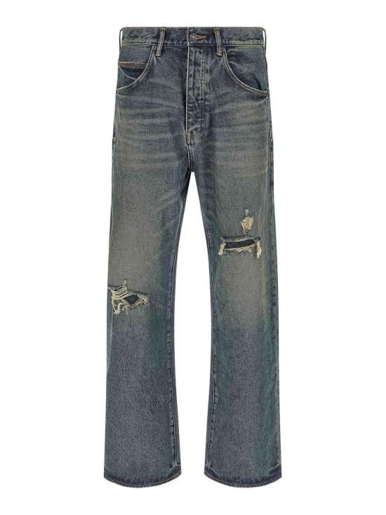  퍼플 브랜드 스트레이트 팬츠 P018NITF424DKINDIGO Blue