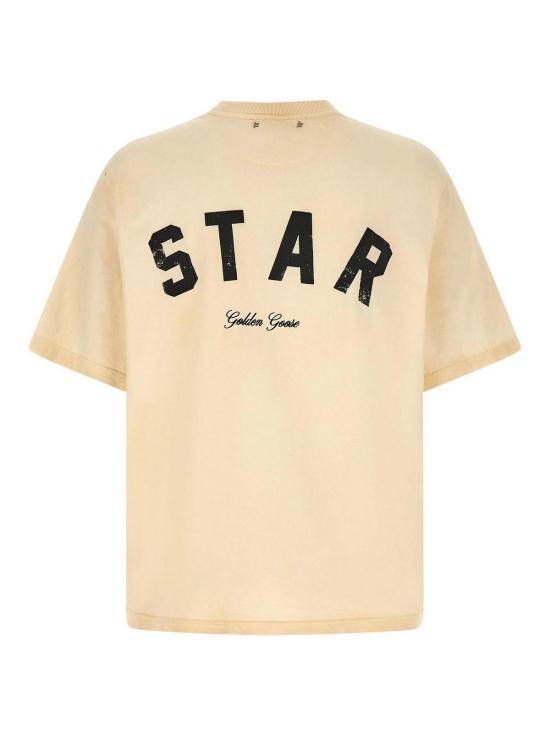 26SS 골든구스 반팔 티셔츠 GUP01873P00241811616 Beige - GOLDEN GOOSE