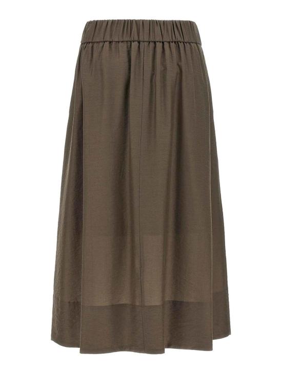 26SS 페세리코 미디 스커트 A0503701939151 Brown - PESERICO