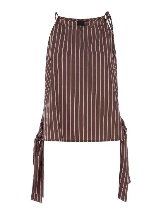 26SS 핑코 민소매 티셔츠 106671A33QLN1 Brown