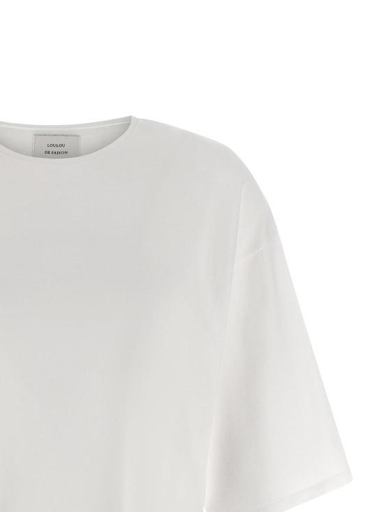 26SS 루루 스튜디오 반팔 티셔츠 OSISWHITE White - LOULOU STUDIO