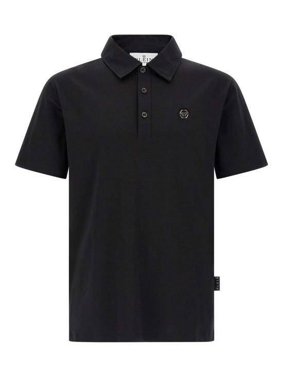26SS 필립 플레인 폴로 티셔츠 AAECMTK8744PJY002N02 Black