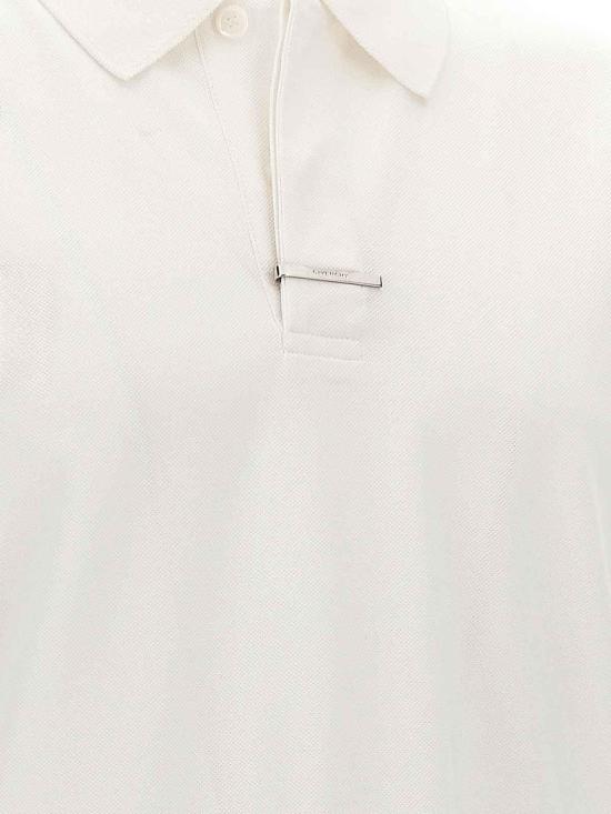  지방시 폴로 티셔츠 BM71H13YE1100 White - GIVENCHY