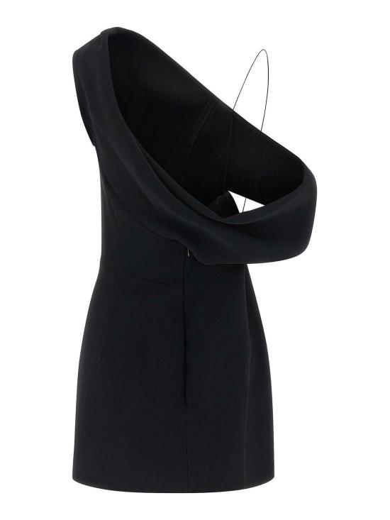  자크뮈스 미디 스커트 25HDRW00726AW00632990 Black - JACQUEMUS