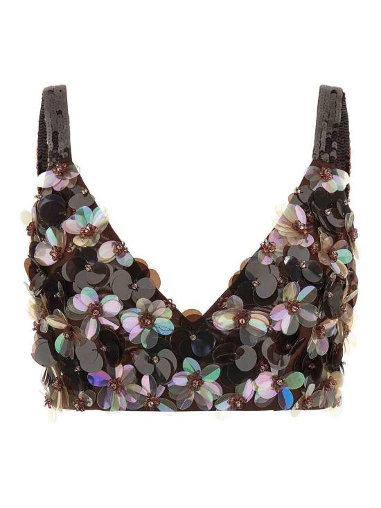 26SS 파로쉬 민소매 티셔츠 D311708GYM808 Brown