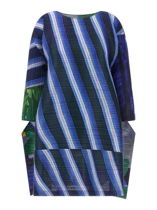 26SS 플리츠플리즈 미디 스커트 PP66JT67209 Blue