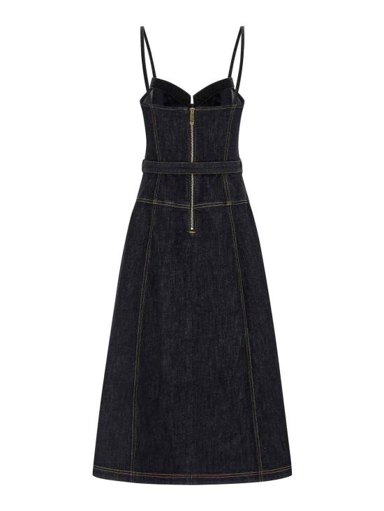 26SS 셀프 포트레이트 미디 스커트 RS26815MABLUE Blue - SELF PORTRAIT