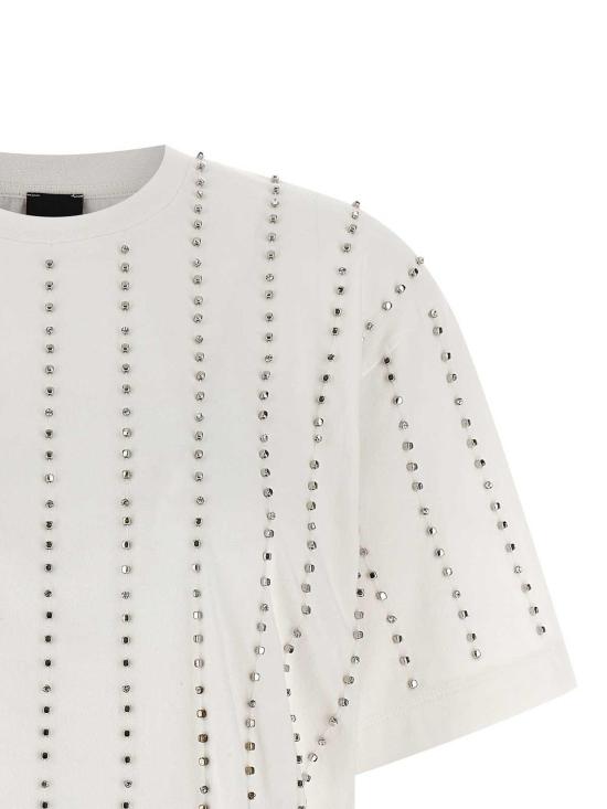 26SS 핑코 반팔 티셔츠 106213A31EZ07 White - PINKO