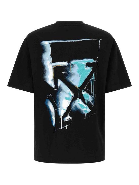 26SS 오프화이트 반팔 티셔츠 OMAA120S26JER00I0001 Black - OFF WHITE