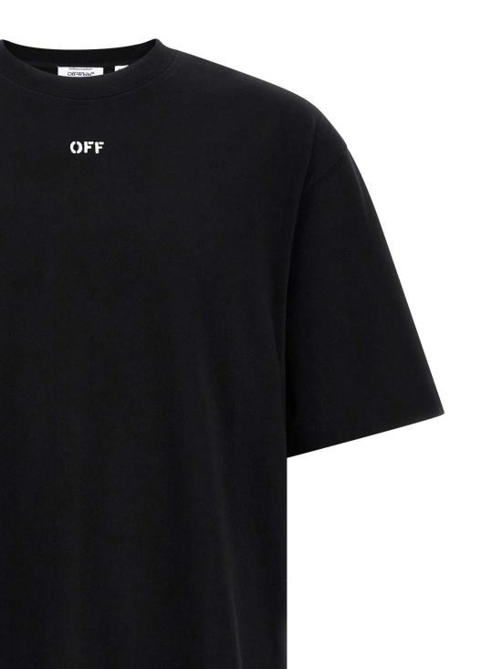 26SS 오프화이트 반팔 티셔츠 OMAA120S26JER00I0001 Black - OFF WHITE