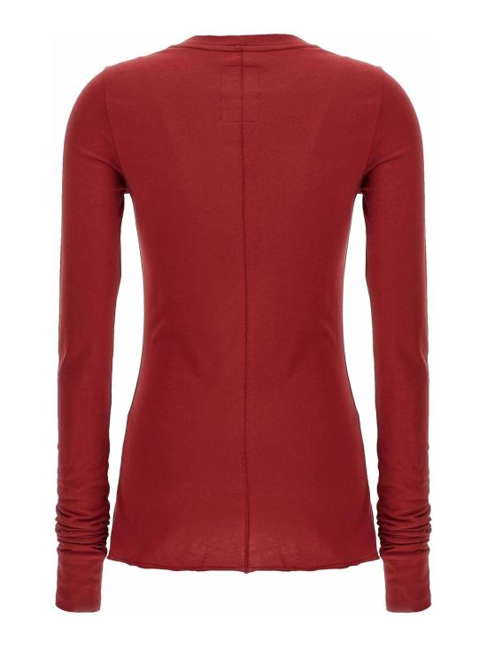 26SS 릭 오웬스 반팔 티셔츠 MU01F8D0189AHD46E Red - RICK OWENS
