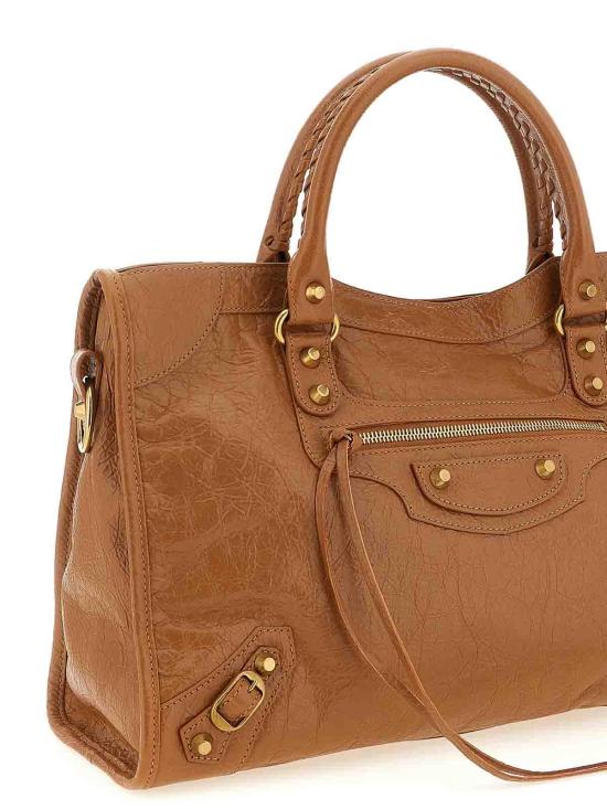 26SS 발렌시아가 르 시티 미디움 백 823058210F62630 Brown - BALENCIAGA
