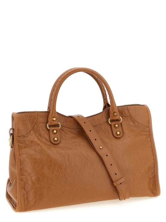 26SS 발렌시아가 르 시티 미디움 백 823058210F62630 Brown - BALENCIAGA