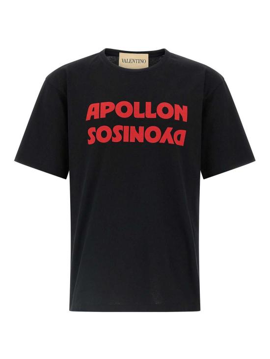 25FW 발렌티노 가라바니 반팔 티셔츠 V0MG16PB6E0NR Black