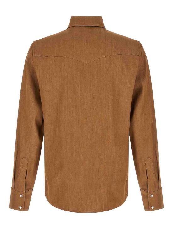  아페쎄 긴팔 셔츠 COHLYH12632CAC Brown - A.P.C.