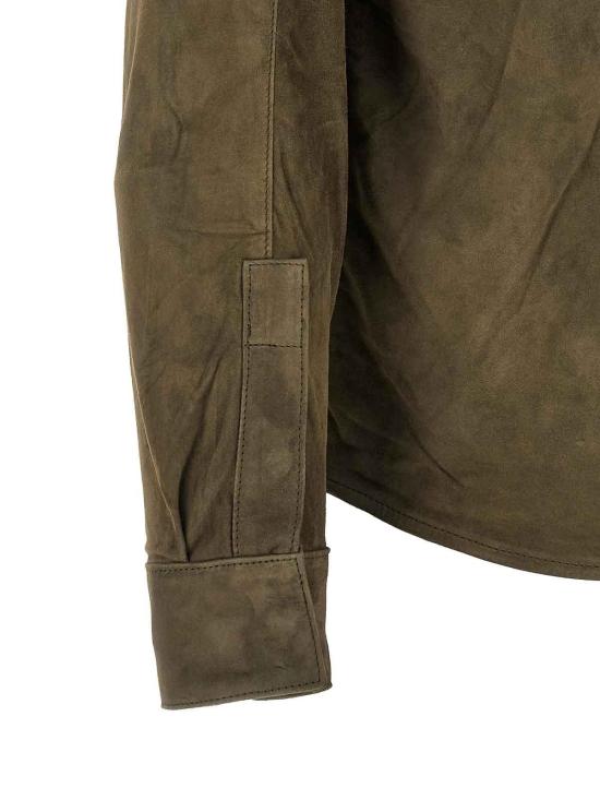 26SS 조르지오 브라토 긴팔 셔츠 GU26S9812CMSOSWAMP Green - GIORGIO BRATO