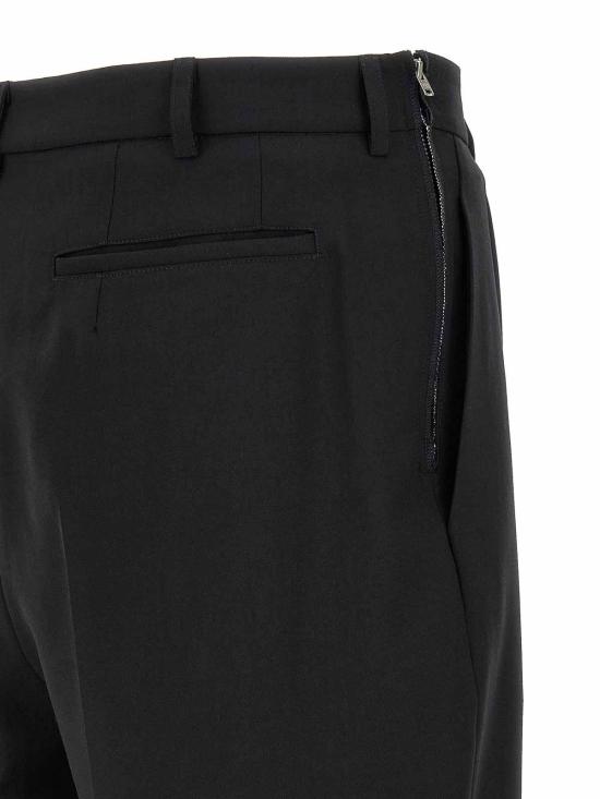 26SS 마리아노 스트레이트 팬츠 MGSS26PA020736103 Black - MAGLIANO
