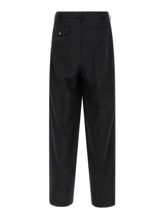 26SS 마리아노 스트레이트 팬츠 MGSS26PA020736103 Black - MAGLIANO