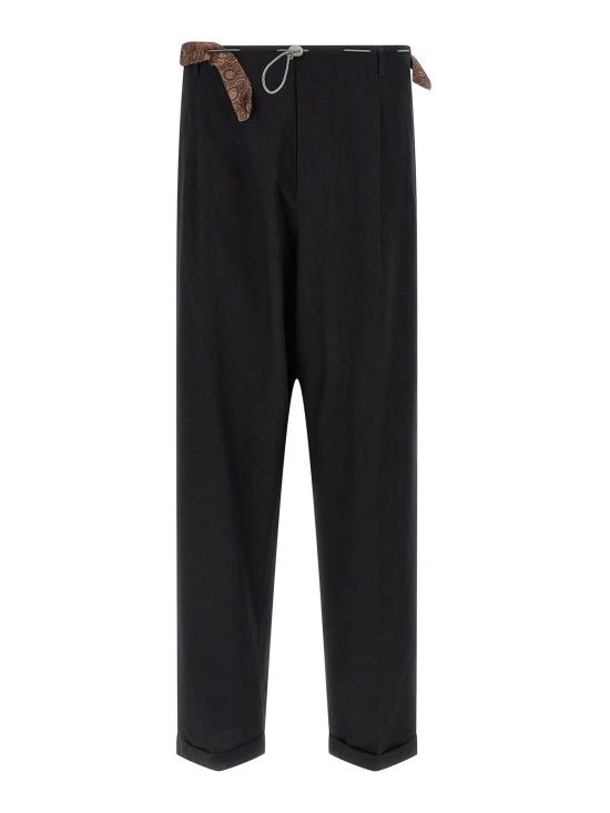 26SS 마리아노 스트레이트 팬츠 MGSS26PA050126086 Black