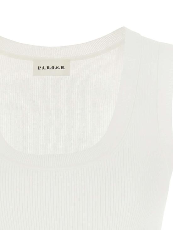 26SS 파로쉬 민소매 티셔츠 D500743CIPRIA26002 White - PAROSH