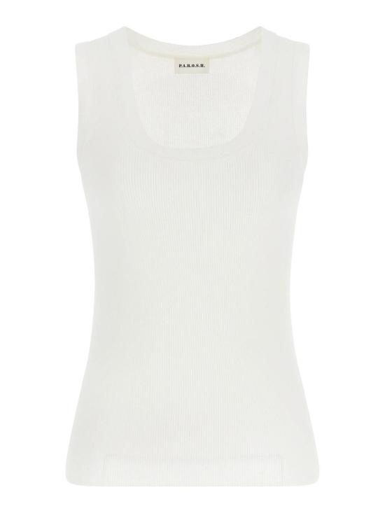 26SS 파로쉬 민소매 티셔츠 D500743CIPRIA26002 White