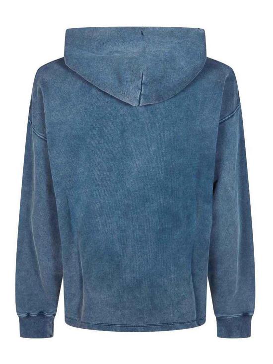 26SS 오프화이트 후드 티셔츠 OMBB12MS26FLE003401 Blue - OFF WHITE