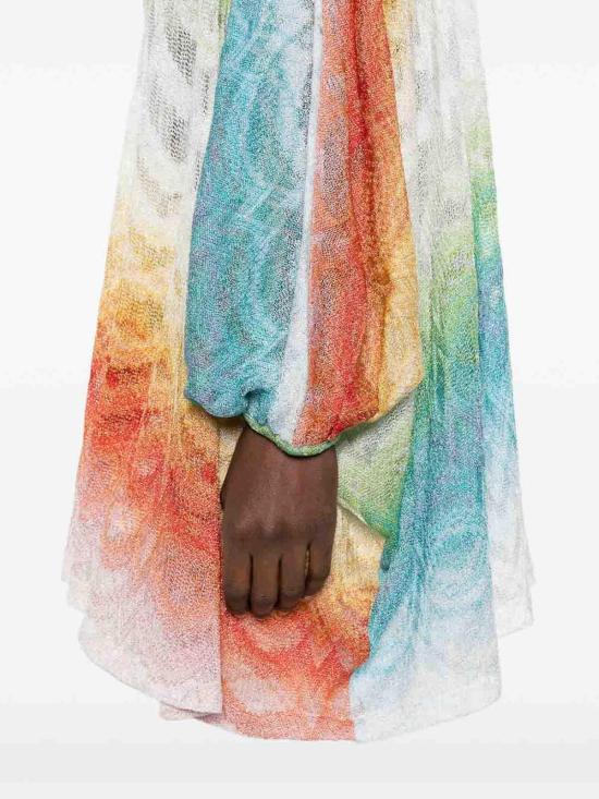 26SS 미소니 미디 원피스 MS26SQ0BBR014HSM9X1 White - MISSONI