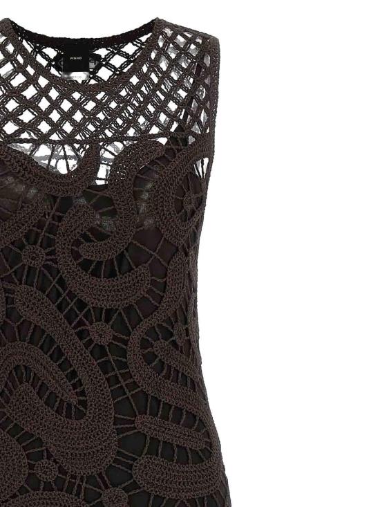 26SS 핑코 미디 스커트 106361A354M05 Brown - PINKO