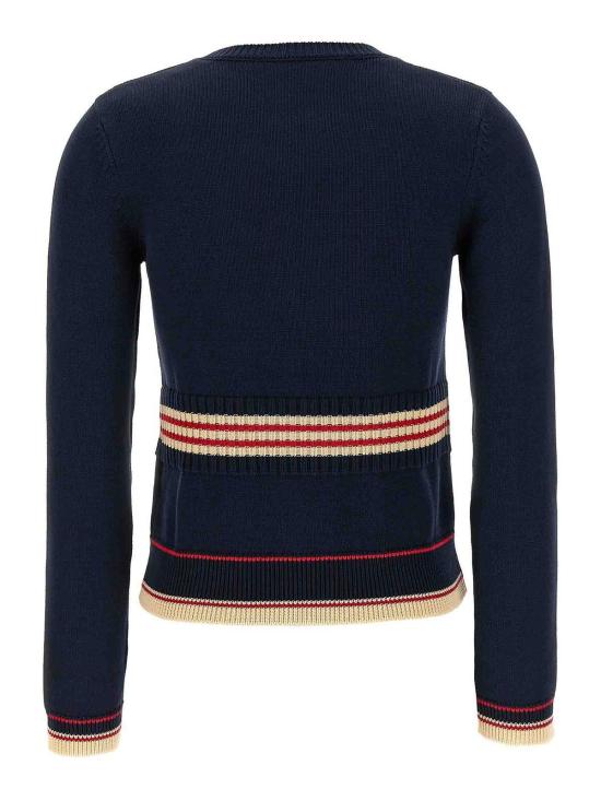 25FW 발렌티노 가라바니 긴팔 티셔츠 B3KC66Q9HM0W6 Blue - VALENTINO GARAVANI