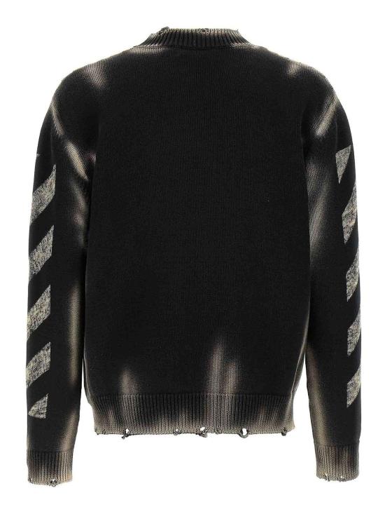 26SS 오프화이트 스웨터 OMHE20US26KNI0030001 Black - OFF WHITE