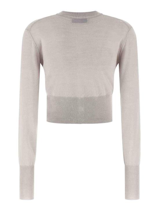 26SS 비비안웨스트우드 베아 크롭드 가디건 1803002UY001AP403 Grey - VIVIENNE WESTWOOD