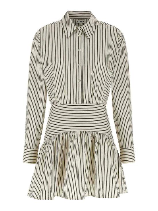 26SS 스타우드 미디 스커트 R25S2112YPIDMS White