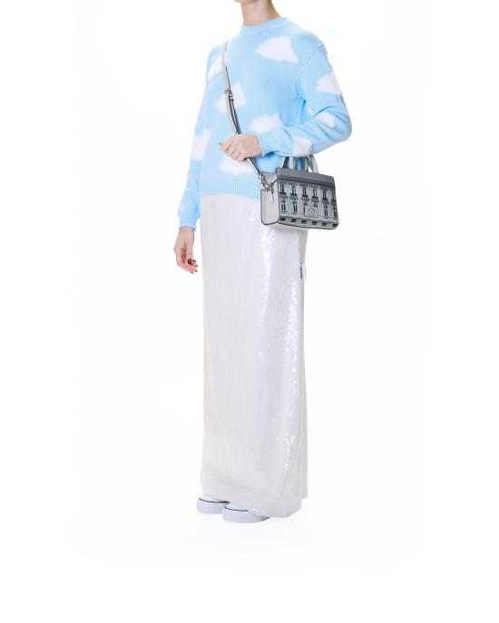 26SS 칼라거펠트 크로스백 A4W30310 900 GRIGIO CHIARO - KARL LAGERFELD