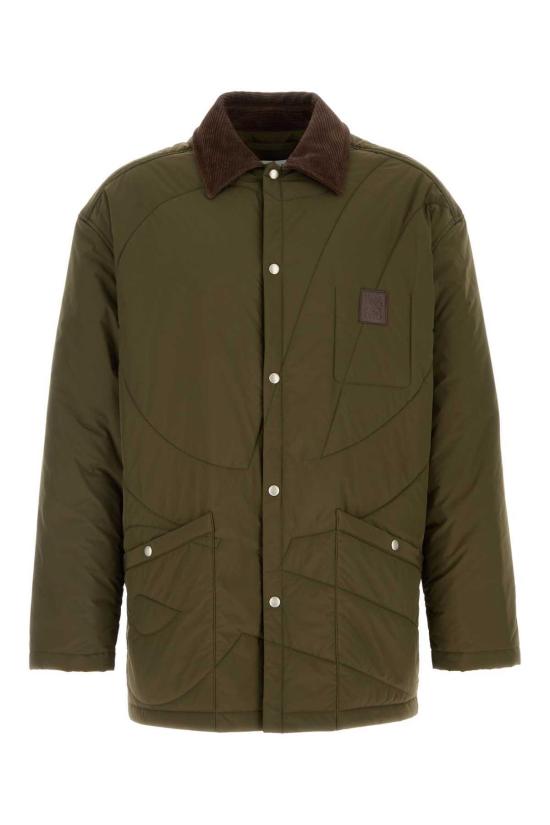  로에베 자켓 아미 그린 폴리에스터 재킷 카키 그린