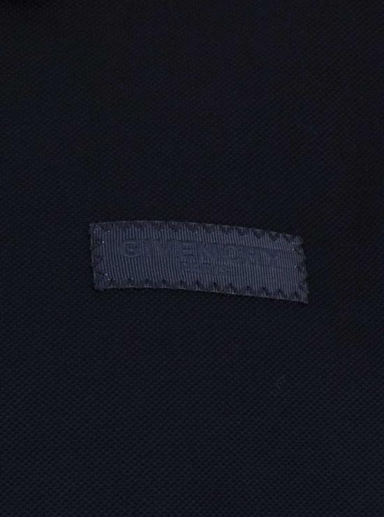  지방시 폴로 티셔츠 폴로 셔츠 (클래식 칼라 및 로고 패치 포함, 블루) - GIVENCHY