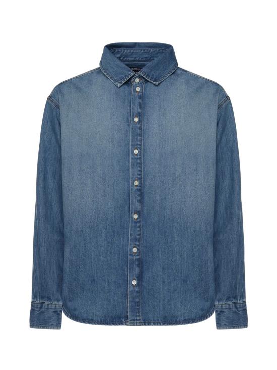  자크뮈스 데님 팬츠 Jacquemus La Chemise De Nimes Simon 데님 셔츠 블루/타박