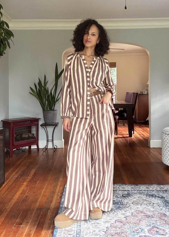  Ace & Jig 스트레이트 팬츠 에이스 & 지그 퀸비 팬트 크레타 - OTHER BRANDS