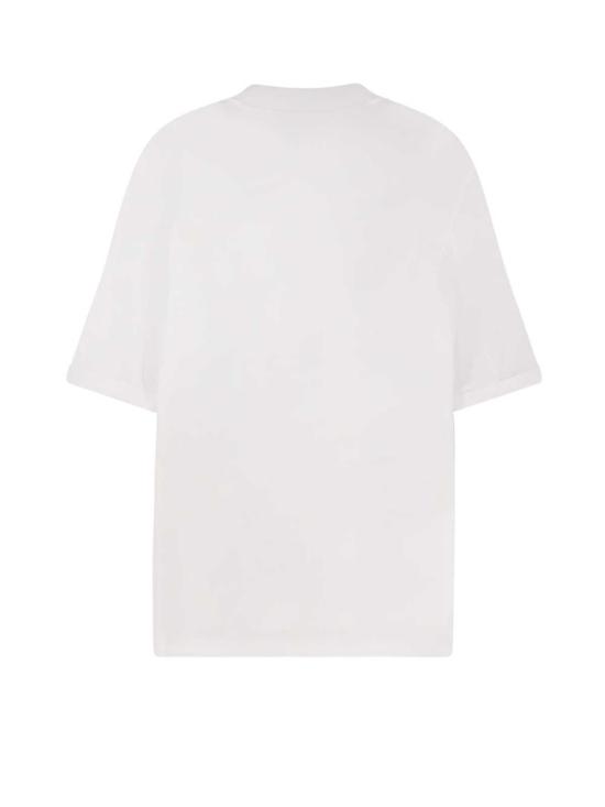  브루넬로 쿠치넬리 반팔 티셔츠 면 티셔츠 화이트 - BRUNELLO CUCINELLI