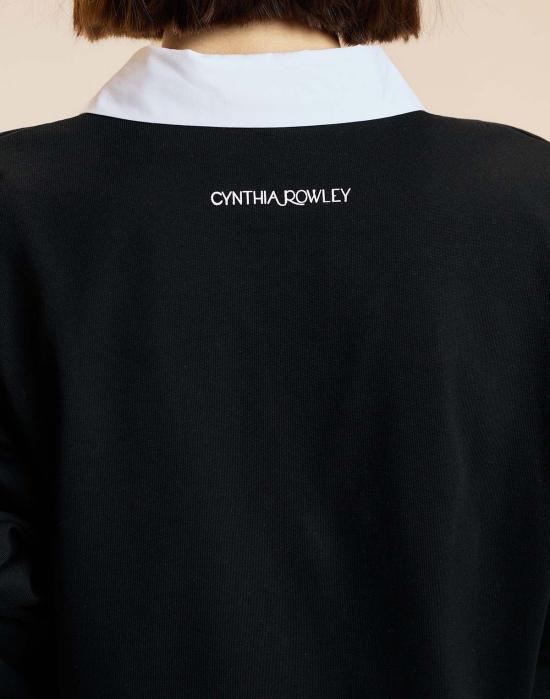  신시아 로리 숏 원피스 신시아 로울리 아디 럭비 드레스 블랙 - CYNTHIA ROWLEY