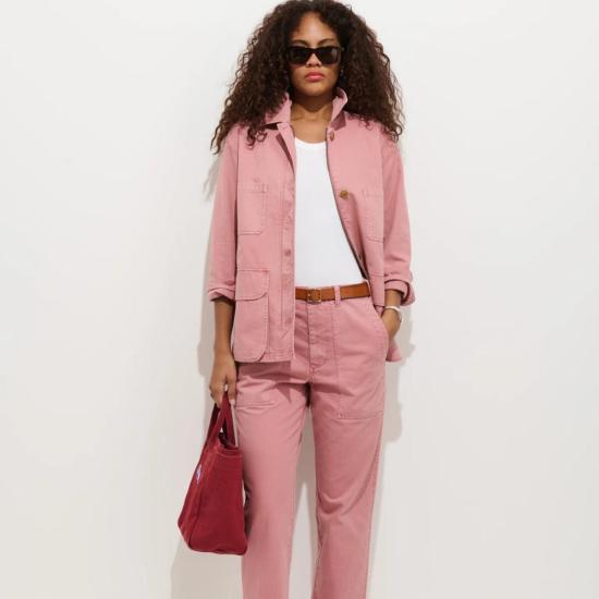  알렉스 밀 자켓 페인터 재킷 헤링본 애쉬 로즈 색상