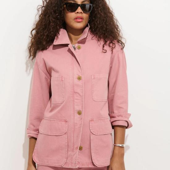  알렉스 밀 자켓 페인터 재킷 헤링본 애쉬 로즈 색상 - ALEX MILL