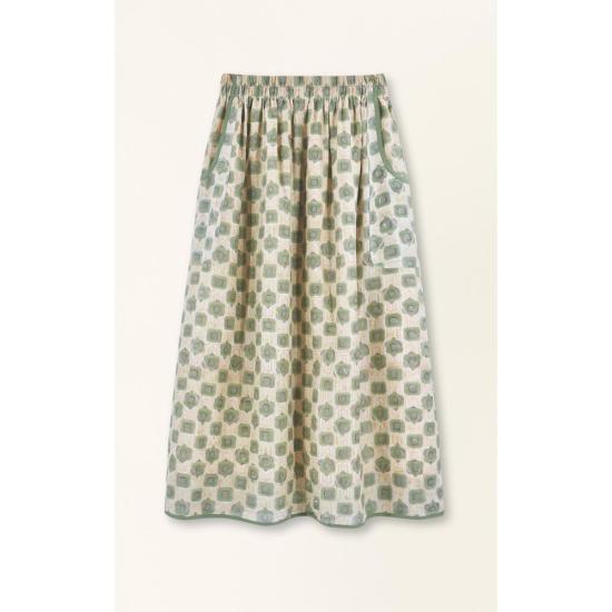  머스 롱 스커트 미르스 베로나 스커트 쁘띠 스토니 코어 - MIRTH