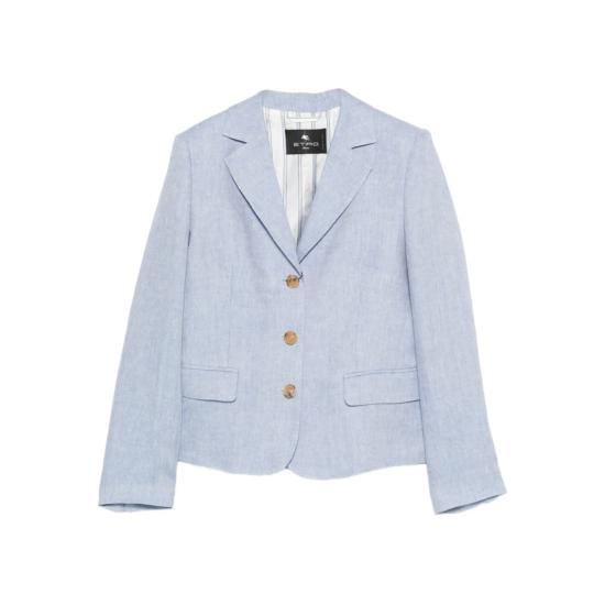  에트로 수트 자켓 아우터 블레이저 블루