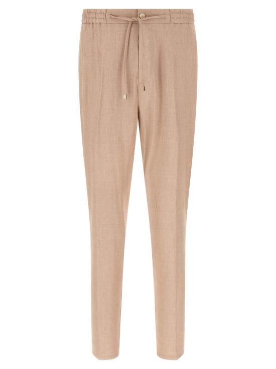  에트로 트레이닝/조거 팬츠 Etro 플레임 린넨 조거 베이지