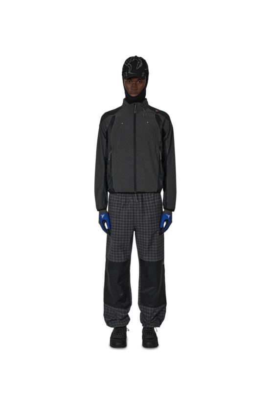  로아 자켓 넘 핀스트라이프 후드 윈드 재킷 블랙 - ROA